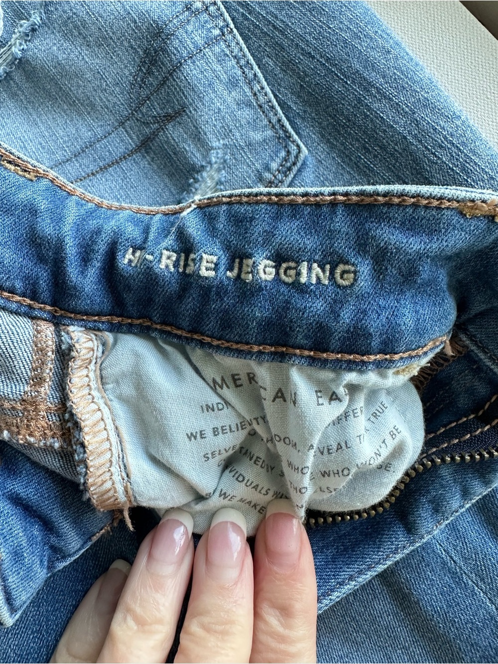AE Ne(x)t Level Hi Rise Jegging Size 0 Regular - Picture 5 of 14